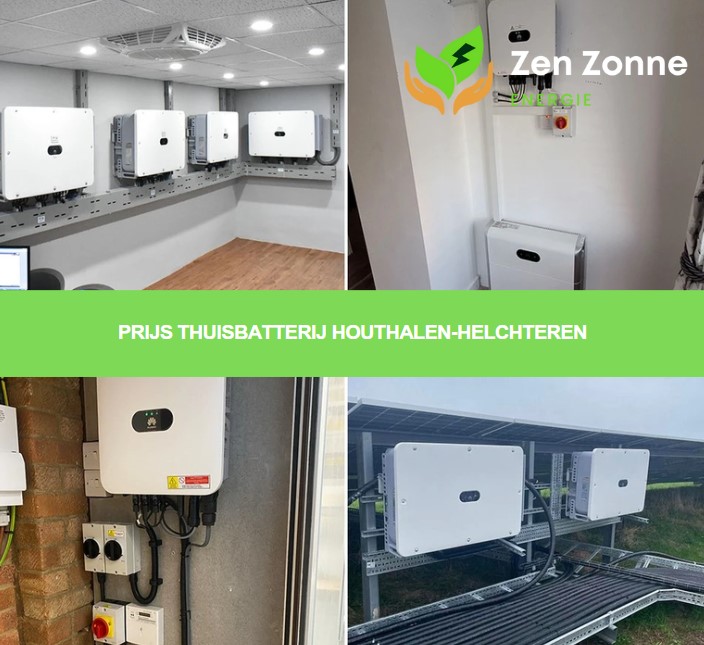 Kosten van een thuisbatterij in Houthalen-Helchteren, inclusief installatie, onderhoud en subsidies voor zonne-energie-opslag.