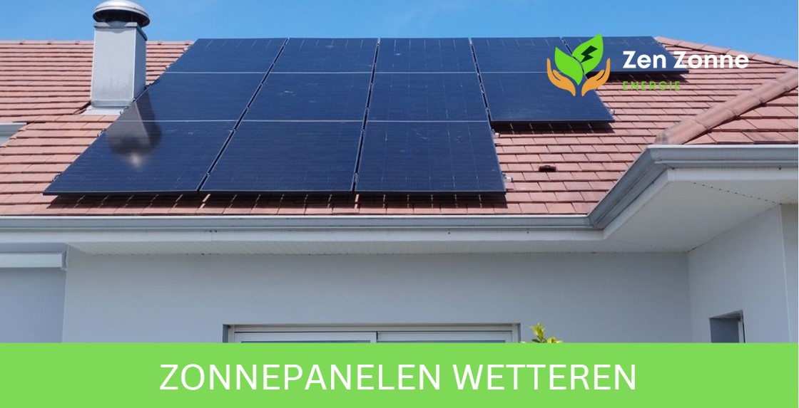 Fotovoltaïsche panelen die zonne-energie opwekken en worden geïnstalleerd in de regio Wetteren.