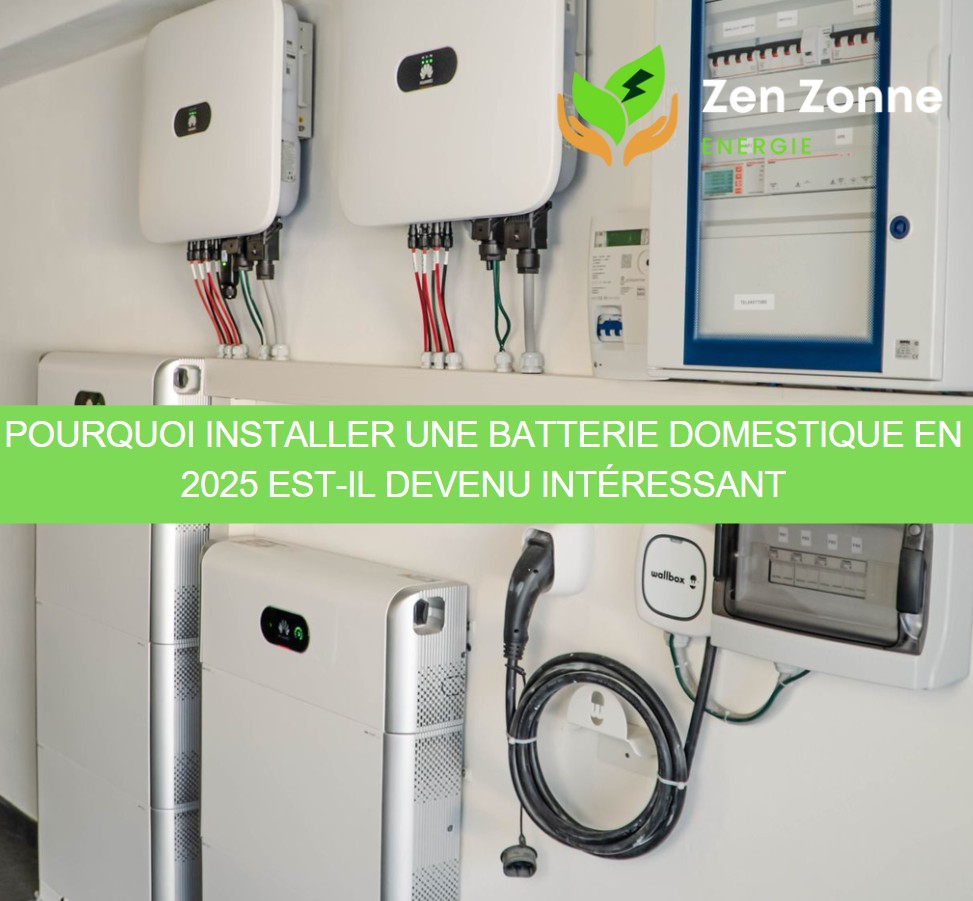 Pourquoi installer une batterie domestique en 2025 est-il devenu intéressant