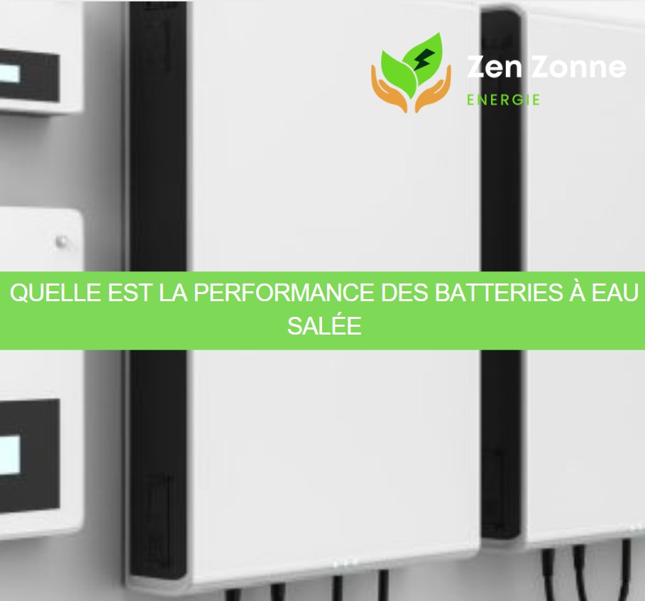 Quelle est la performance des batteries à eau salée