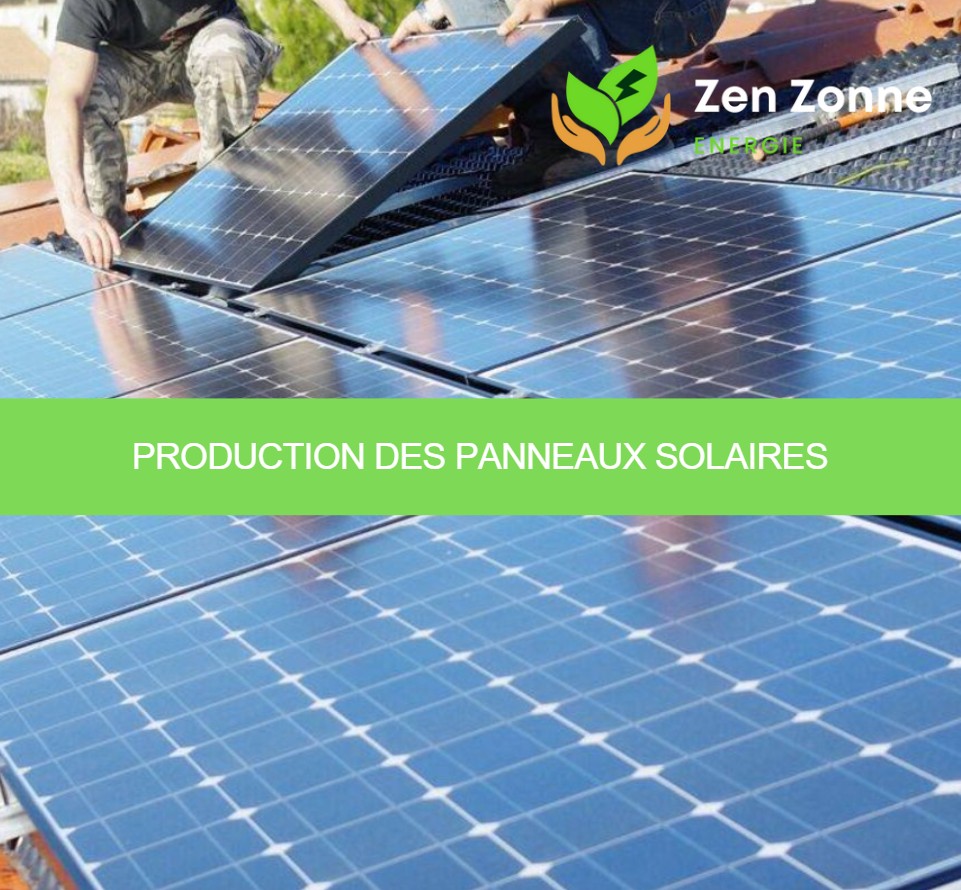 Production des panneaux solaires