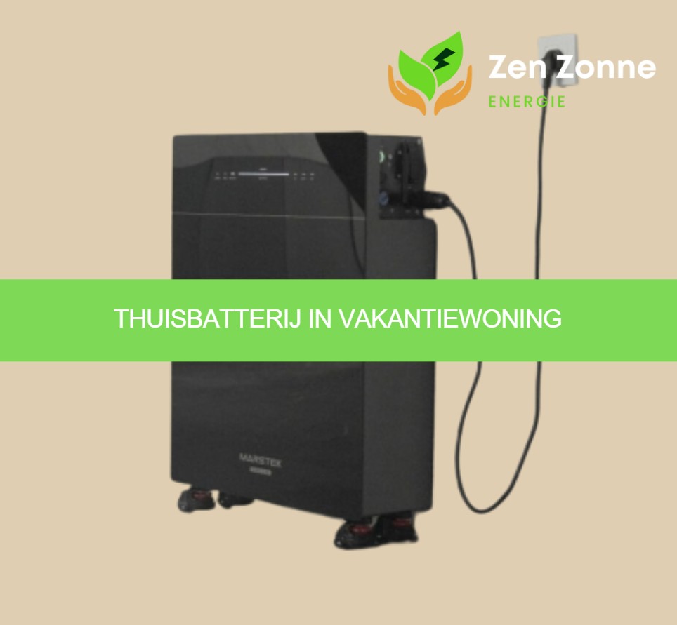 Thuisbatterij in vakantiewoning