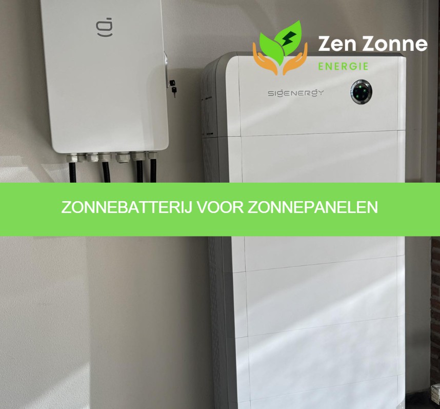 Zonnebatterij voor zonnepanelen