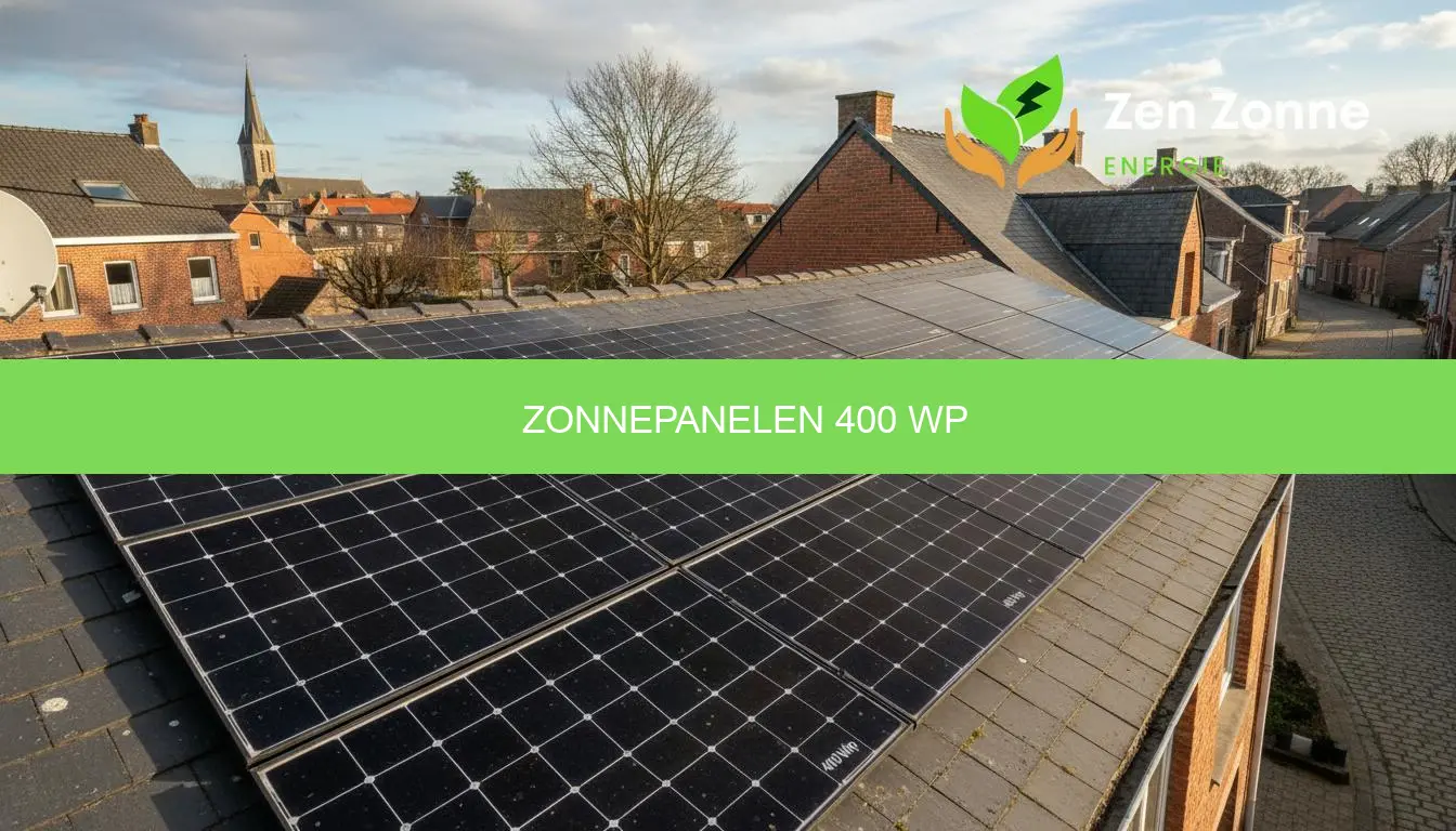 Zonnepanelen 400 Wp: prijs, opbrengst en advies